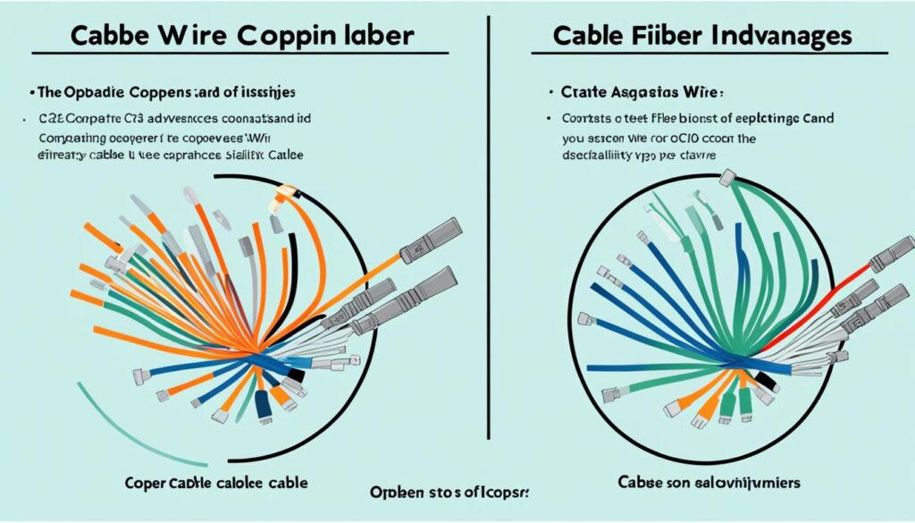 光纖和銅纜線