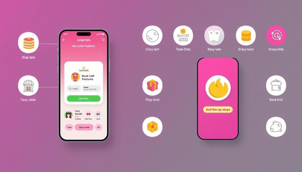 LuckyCola mobile app