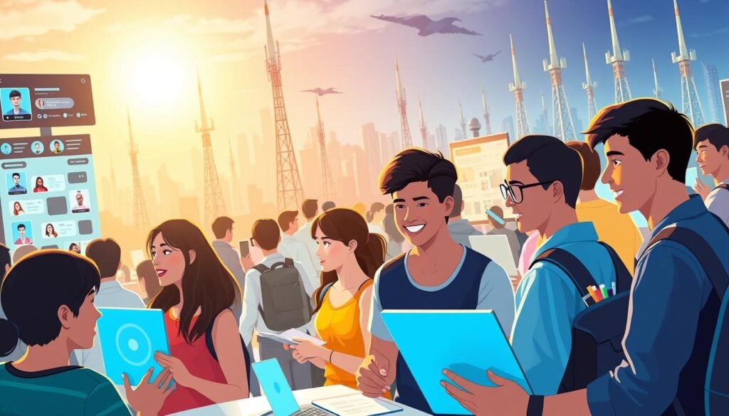 5G寬頻學生社交平台